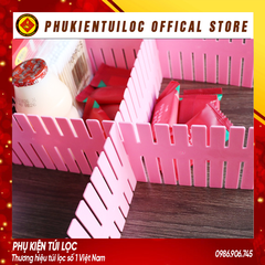 Thanh nhựa chia ngăn tủ có thể điều chỉnh kích thước 37*7cm, 47*7cm nhiều màu sắc