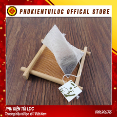 Combo 100 Túi lọc trà, thảo dược sợi ngô tam giác dây nhúng, hàn nhiệt- nhiều kích thước