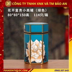 Lon đựng trà lục giác nhiều hoạ tiết - nâng tầm hương vị, trọn vẹn nghệ thuật