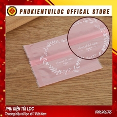 Set 100 Túi đựng bánh cookie/ bánh quy/ trà hoa( túi vòng hoa 4 màu )nhiều kích thước- Phukientuiloc.com