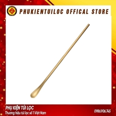 Thìa cán dài inox 304 pha trà dụng cụ pha cà phê muỗng cafe mạ vàng thiết kế hiện đại sáng trọng độ dài 13-26cm