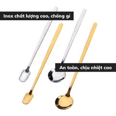 Thìa Muỗng INOX 304,410 GIỌT NƯỚC Pha cafe, Ăn Cơm, Ăn Cháo