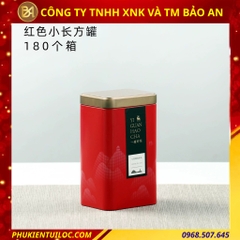 Hộp đựng trà chất liệu thiếc đa dạng màu sắc - Sinh Động