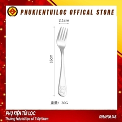 Thìa, dĩa, dao gấu trẻ em inox 410,430,304 mạ vàng thiết kế hiện đại sáng trọng độ dài 13-15-17cm