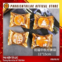 Combo 100 Túi đựng bánh nướng dẻo trung thu đa dạng mẫu mã 2022 nhiều kích thước- Phukientuiloc.com