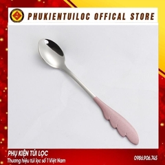 Thìa inox 304 pha trà dụng cụ pha cà phê muỗng cafe inox mạ vàng thiết kế hiện đại sáng trọng- Phukientuiloc.com