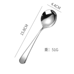 Thìa Inox 304 cao cấp độ dày 3.5mm mạ vàng cán dài nhiều màu sắc( kèm túi)