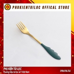 Thìa inox 304 pha trà dụng cụ pha cà phê muỗng cafe inox mạ vàng thiết kế hiện đại sáng trọng- Phukientuiloc.com