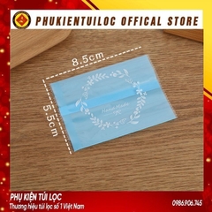 Set 100 Túi đựng bánh cookie/ bánh quy/ trà hoa( túi vòng hoa 4 màu )nhiều kích thước- Phukientuiloc.com