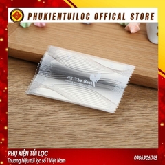 Set 100 Túi đựng bánh cookie/ bánh quy/ trà hoa( ALL THE BEST ) 5.5 x 8.5cm- Phukientuiloc.com