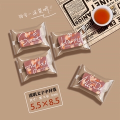 Bao bì nilon TIẾNG ANH SỐ 5 7X10CM