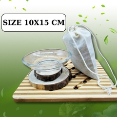 Túi lọc vải sợi đựng gia vị nấu ăn, lọc sữa hạt