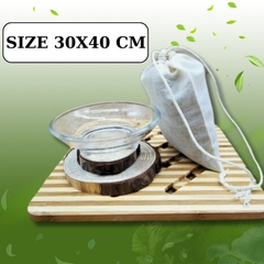 Túi lọc vải sợi đựng gia vị nấu ăn, lọc sữa hạt