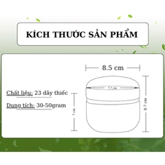 Hộp đựng trà hình cầu PHUKIENTUILOC, chất liệu thiếc, kích cỡ nhỏ gọn-nhiều hoạ tiết sang trọng