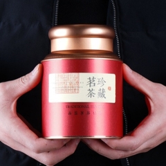 Hũ tròn đựng trà đen CAO CẤP nắp tròn nhiều màu sắc- PHUKIENTUILOC