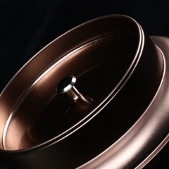 Hũ tròn đựng trà đen CAO CẤP nắp tròn nhiều màu sắc- PHUKIENTUILOC