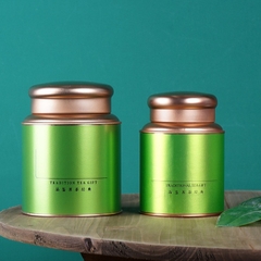 Hũ tròn đựng trà đen CAO CẤP nắp tròn nhiều màu sắc- PHUKIENTUILOC