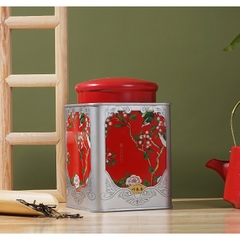 Hộp thiêc đựng trà hũ vuông 125g trà xanh cao cấp- HVNT- Phukientuiloc