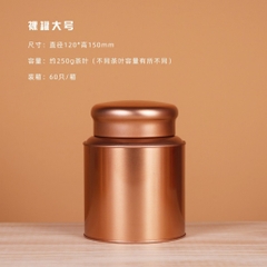 Hũ tròn đựng trà đen CAO CẤP nắp tròn nhiều màu sắc- PHUKIENTUILOC