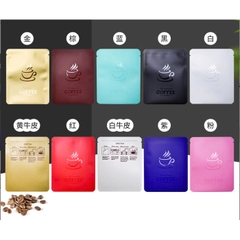 Bao bì túi thiếc đựng trà,cafe đóng gói trà niêm phong 3 mặt đóng đa dạng màu sắc PHUKIENTUILOC 10X12.5CM