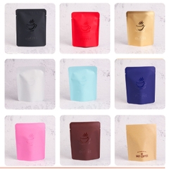 Bao bì túi thiếc đựng trà,cafe đóng gói trà niêm phong 3 mặt đóng đa dạng màu sắc PHUKIENTUILOC 10X12.5CM