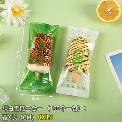 TÚI NILON ĐỰNG KEM MÚT - CHUYÊN DỤNG ĐỰNG KEM QUE, KEM HANDMADE- 100 TÚI 8X19CM- PHUKIENTUILOC