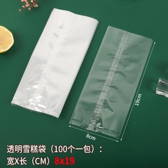 TÚI NILON ĐỰNG KEM MÚT - CHUYÊN DỤNG ĐỰNG KEM QUE, KEM HANDMADE- 100 TÚI 8X19CM- PHUKIENTUILOC