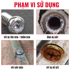 Bộ 6 mũi tháo ốc gãy