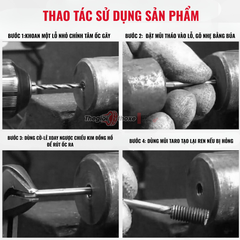Bộ lấy vít gãy 8 Chi Tiết