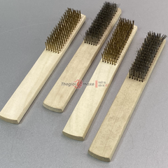Bàn chải cán gỗ Sợi Thép/Sợi Đồng