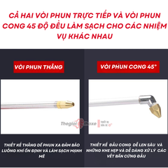 Súng rửa khoang máy đầu thẳng / đầu cong