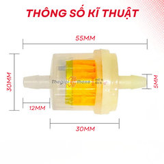 Cốc lọc xăng mini có nam châm