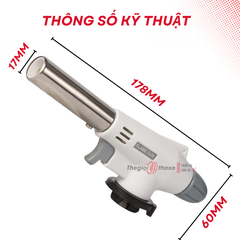 Đầu khò gas Đánh Lửa Tự Động