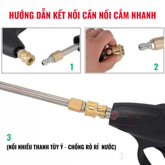 Thanh nối dài Inox 1/4 Inch