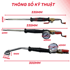 Tay Bơm Lốp Hanader