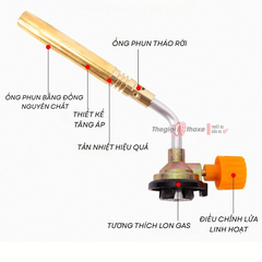 Đầu đốt gas Bằng Đồng