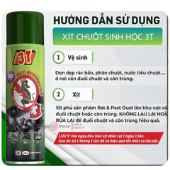 Chai xịt đuổi chuột 3T