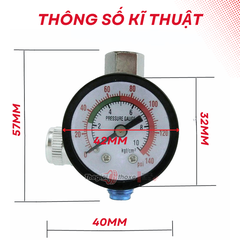 Van diều áp phun sơn mini