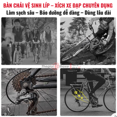 Bộ cọ vệ sinh xên líp xe đạp