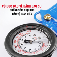 Súng bơm lốp Đồng Hồ Mặt Dầu