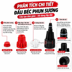 Đầu Béc Phun Sương