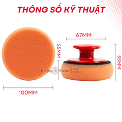 Mút đánh sáp có tay cầm rời