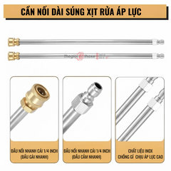 Thanh nối dài Inox 1/4 Inch