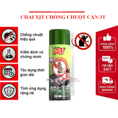 Chai xịt đuổi chuột 3T