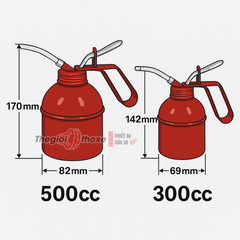 Bình châm dầu nhớt (Sắt)