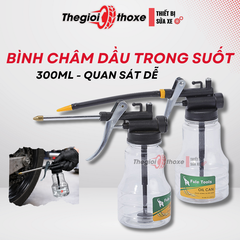Bình tra dầu trong suốt 300Ml