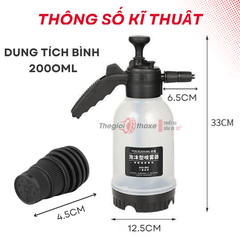 Bình xịt bọt tuyết bằng tay (2 lít)