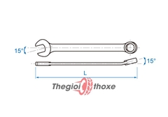 Bộ cờ lê khóa vòng miệng 8-24mm Kingtony 1215MR01