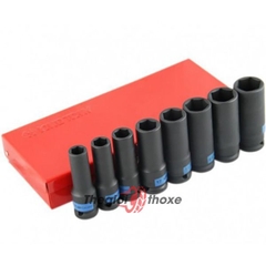Bộ đầu tuýp dài 1/2 lục giác đen Kingtony 4410mp - 8 Chi tiết 12 , 13 , 14 , 17 , 19 , 21 , 22 , 23mm