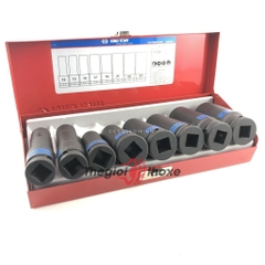 Bộ đầu tuýp dài 1/2 lục giác đen Kingtony 4410mp - 8 Chi tiết 12 , 13 , 14 , 17 , 19 , 21 , 22 , 23mm